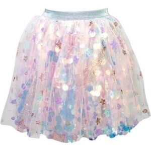 LOLA + THE BOYS - PAILLETTE STARS TUTU in PINK - SIZE 6